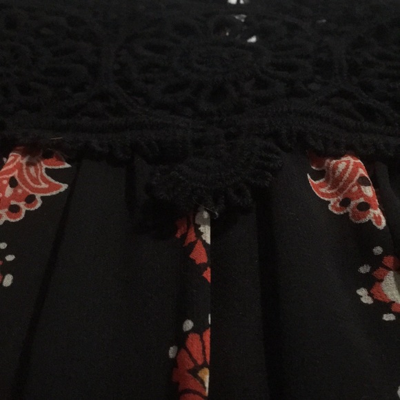 As U Wish beautiful black lace front sleeveless lined sheath midi dress size M - Picture 7 of 9